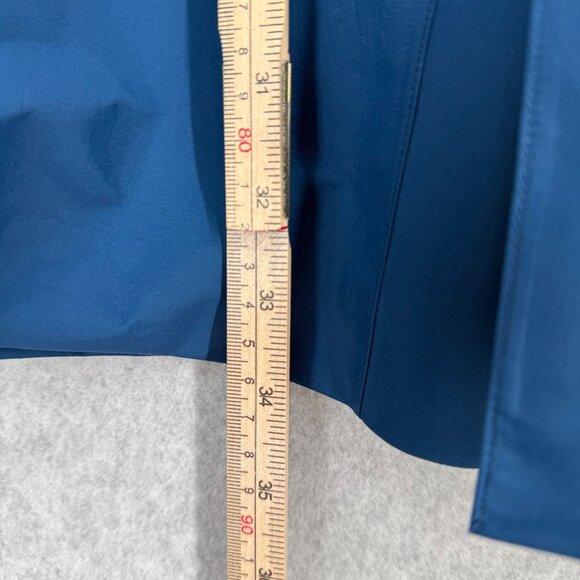 Arcteryx Womens Imber Jacket Size M Blue GoreTex Long Rain Shell Hooded Packable - Picture 15 of 16